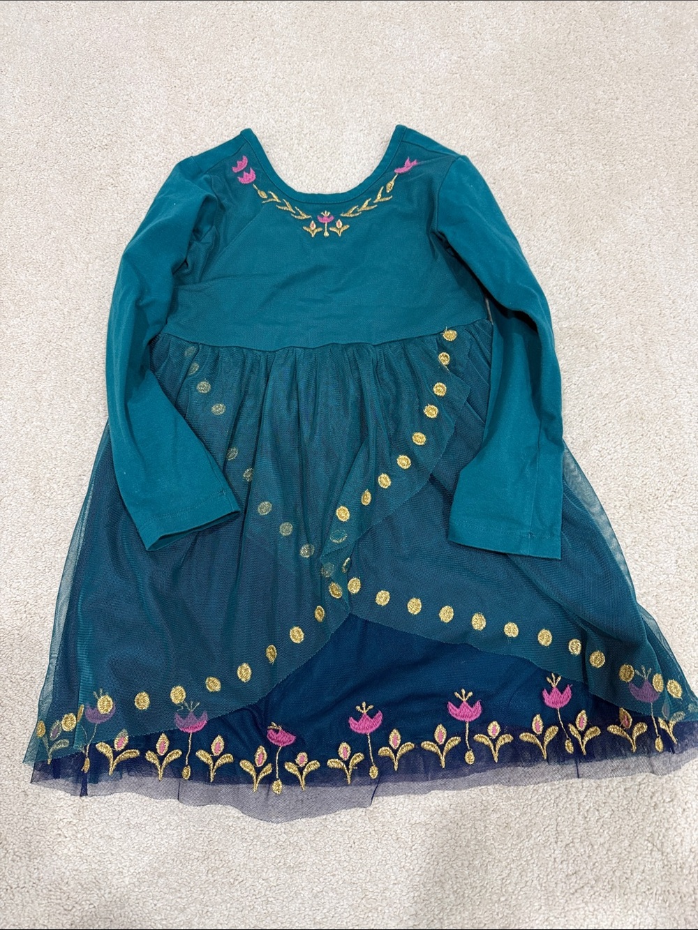 Hanna Andersson Anna Longsleeve Dress Size 5